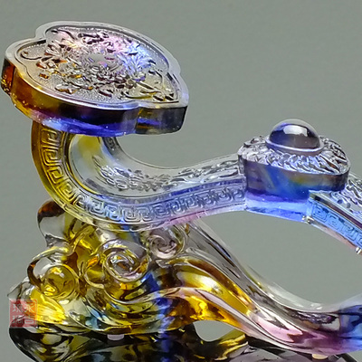 琉璃如意摆件镇宅工艺品结婚礼物创意高档新婚礼品diy定制送朋友