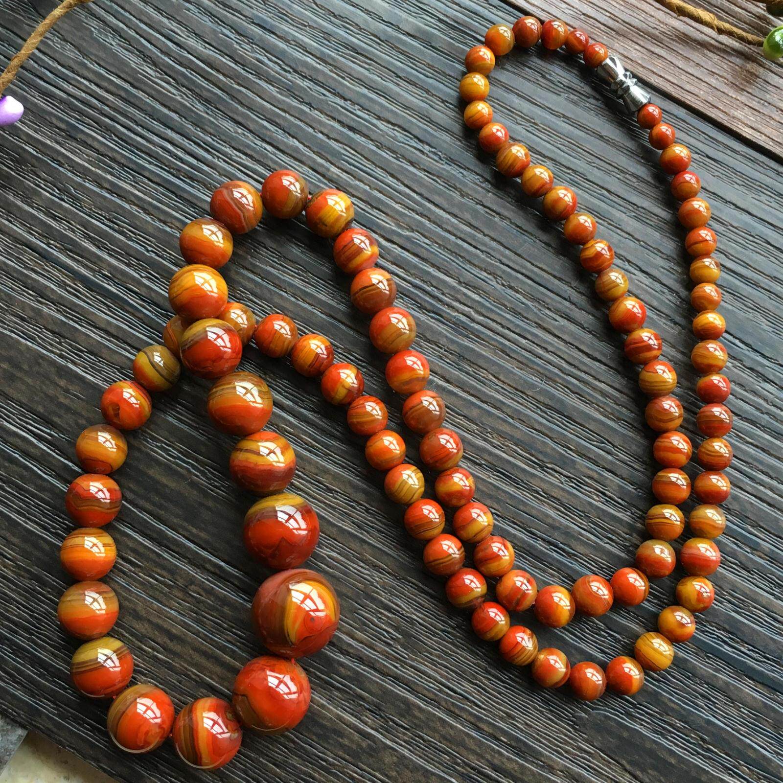 天然战国红塔链中国风南红玛瑙塔型项链上谷宣化三维缠丝项链