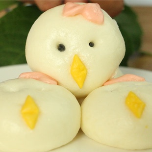 小鸡 阿诺鸡仔包奶黄小鸟包小鸡包 经典广式港式点心 10包*350g*10个