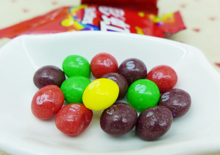 箭牌原果味彩虹糖15g 80后怀旧零食品可爱果汁糖果喜糖特产价促销