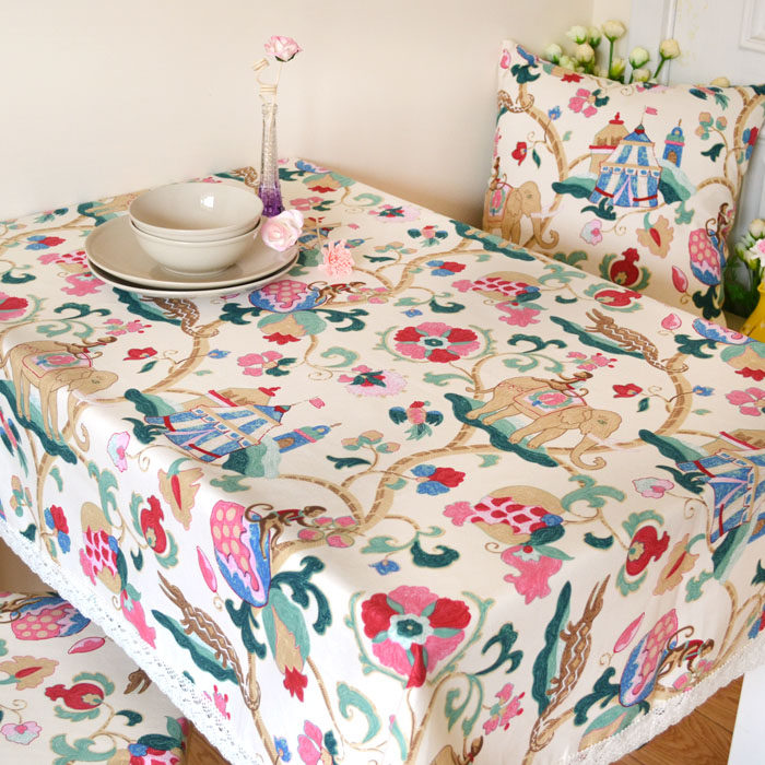 手工桌布diy桌布家纺布艺小圆桌创意桌布茶几桌布 尺寸可定制桌布