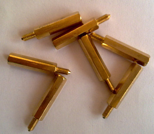 20 6铜柱 20毫米高 铜柱m3 六角铜柱 间隔柱