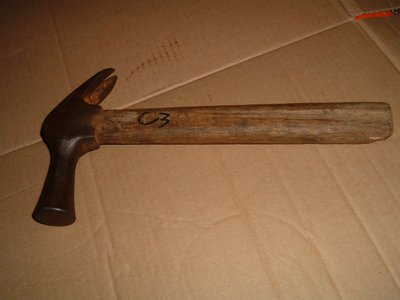 *c3 进口工具 日本土牛锤子 榔头 木工锤  总重0.