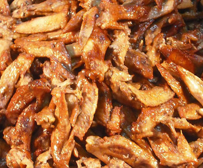 王家烧鸡 熏酱鸡翅尖一斤500克 真空包装 鸡西特产 吮指特别美味_双氙