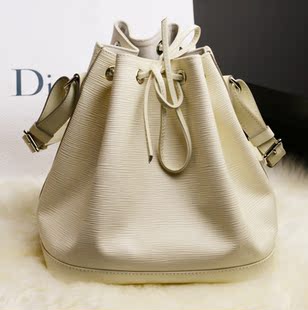 水桶 直邮 lv 法国专柜代购 noe bb 老花水桶包 白棋盘 n41220 m40817