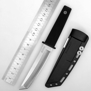 军刀 美国原装进口cold 冷钢17t白武士户外高硬度小直刀求生军刀