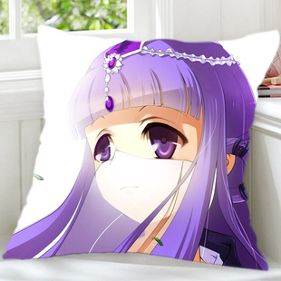 抱枕 秦时明月抱枕定做 沙发座椅靠垫抱枕礼物diy 萌版少司命 来图