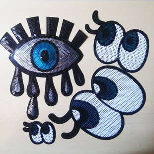 动物眼睛的刺绣方法图片