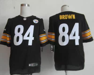 匹兹堡钢人橄榄球球衣84号brown26号bell精英版50shazier比赛队服
