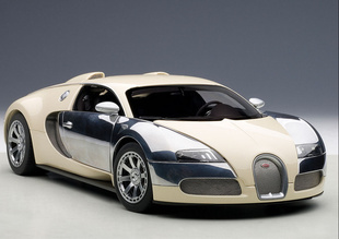 奥拓autoart 1:18 布加迪威龙 威航 veyron 白色合金汽车模型