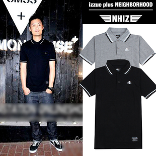 2015新款精工版余文乐nhiz英伦风刺绣骷髅翻领polo衫