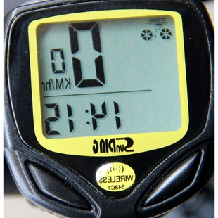 e山人山地车前灯骑行码表里程表中文无线usb充电自行车