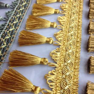 【特价】窗帘花边窗帘配件辅料花边流苏/装饰花边婚庆窗帘饰品/高档欧