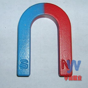 教学磁铁,7厘米u形磁铁,马蹄形磁铁,吸铁玩具,磁性玩具