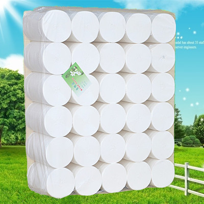 卫生纸手纸四层妇婴无芯卷筒纸巾家用餐巾纸批发厕纸白包 5.6斤