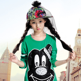 童装146cm淘宝中国日韩儿童服装摄影 网拍 童装拍摄 中大女童装模特