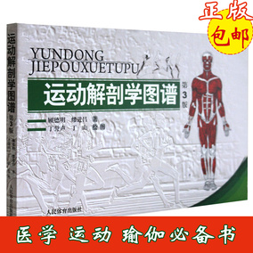 運動解剖學圖譜修訂第3版 肌肉塑造教程全書 人民體育健身書籍 健美