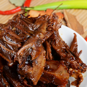 正宗醴陵仙都辣酱鸭脚 筋掌香辣脆超地道湖南味特色食品鸭货100g