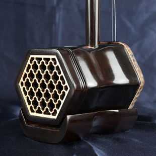 上海二胡 吴越老红木精品 名师精制 上等蟒皮纯手工蒙制 收藏演奏