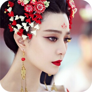 范冰冰 环保防水纹身贴纸范冰冰全民武媚娘额头贴花印花眉心贴图案 pm