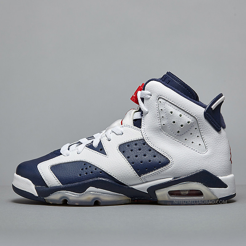 牛哄哄air jordan 6 乔6 奥运olympic aj6代 白蓝gs 384665-130