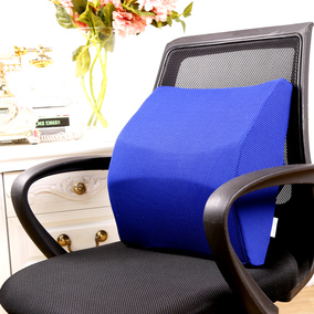 椅子护腰靠垫办公室座椅靠背垫枕汽车记忆棉孕妇靠枕慢回弹记忆枕