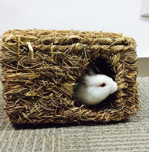 宠物用品 kerry凯莉拖鞋型草窝 龙猫荷兰猪草窝宠物用品 兔子草窝