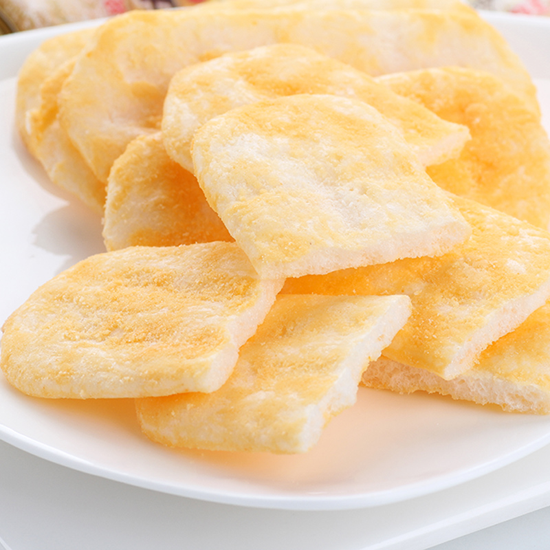 旺旺仙贝物语/芝士仙贝60g 牛奶香味烘焙米果米饼 特产膨化零食品