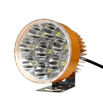 电动车灯摩托车led射灯改装外置强光前大灯超亮防水12v到80v灯泡