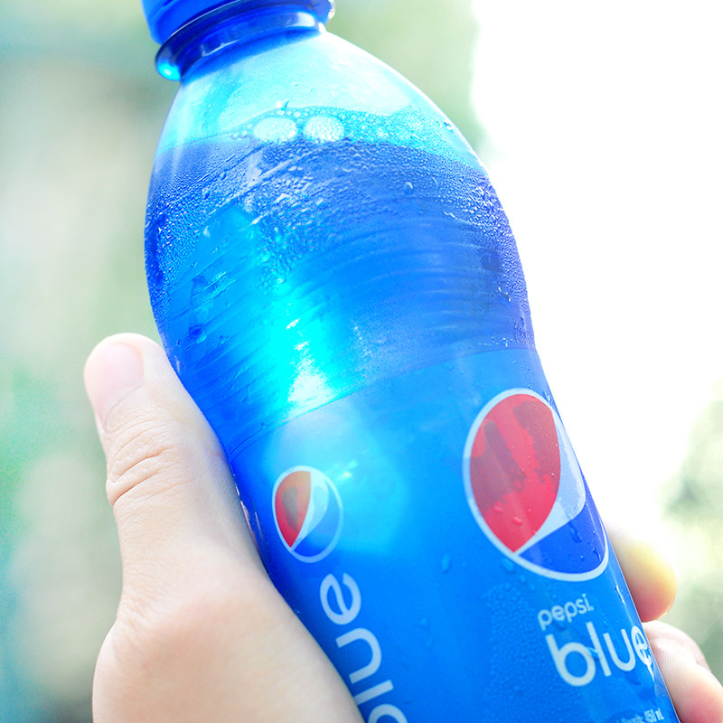 巴厘岛蓝色可乐 印尼进口百事可乐蓝色 blue可乐梅子味 450ml/瓶