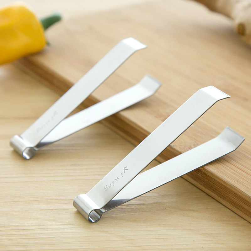 懒角落 不锈钢猪毛钳 拔毛夹镊子 除毛钳剔骨器 夹鱼骨钳 62765