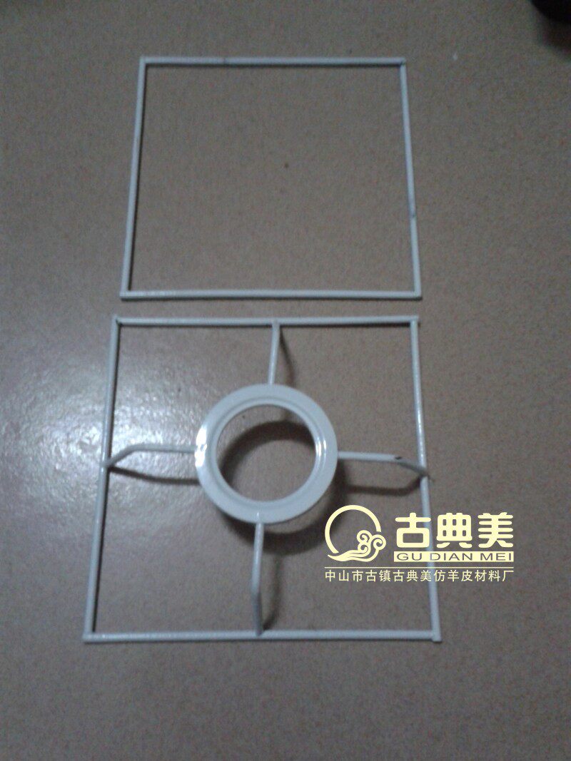 羊皮纸灯罩架子diy铁架可定制台灯落地灯吊灯配件金属架铁线