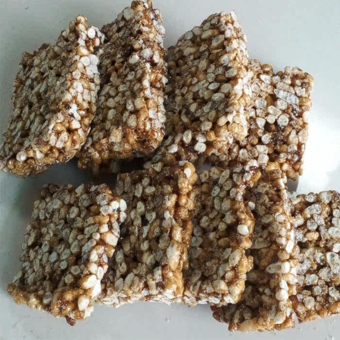 安徽土特产炒米糖山芋糖红薯冻米糖地方传统休闲食品糕点5斤包邮