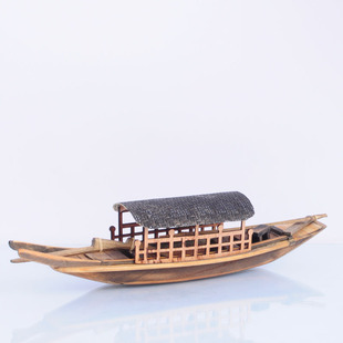 中国风船模 ☆纯手工木制船模☆江南水乡木船☆木质乌篷船r5 - 飞询