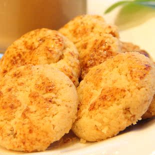 乐姿烘焙广式核桃酥饼干好吃的曲奇无添加绿色食品曲奇饼干自制