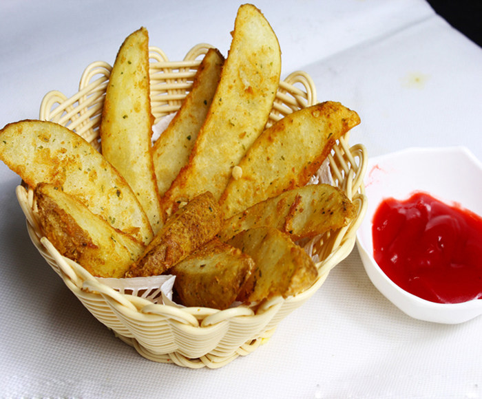 辛普劳(原味)大薯角2kg/包进口带皮 原味土豆角 薯块