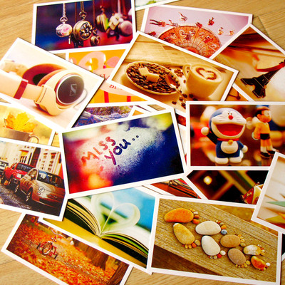 韩版lomo森系小清新 心意小卡/贺卡祝福卡片批发价 r款