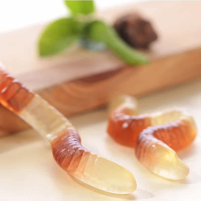 优之良品可乐虫橡皮糖qq糖德国进口糖果水果软糖休闲怀旧零食250g