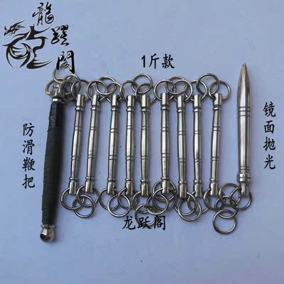 九节鞭圆鞭 六棱鞭 纯不锈钢圆杆鞭 实战表演武术用鞭 十八般兵器