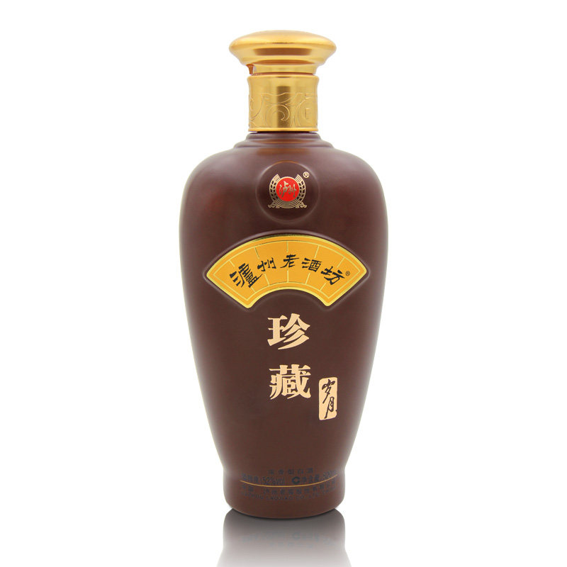 泸州老酒坊52度珍藏岁月白酒粮食白酒500ml一斤装