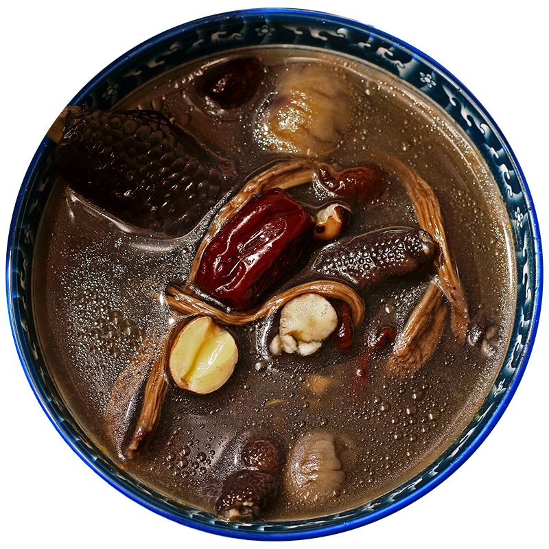 阿胶黄精乌鸡汤 气色红润 广东煲汤料滋补炖品靓汤材料大补