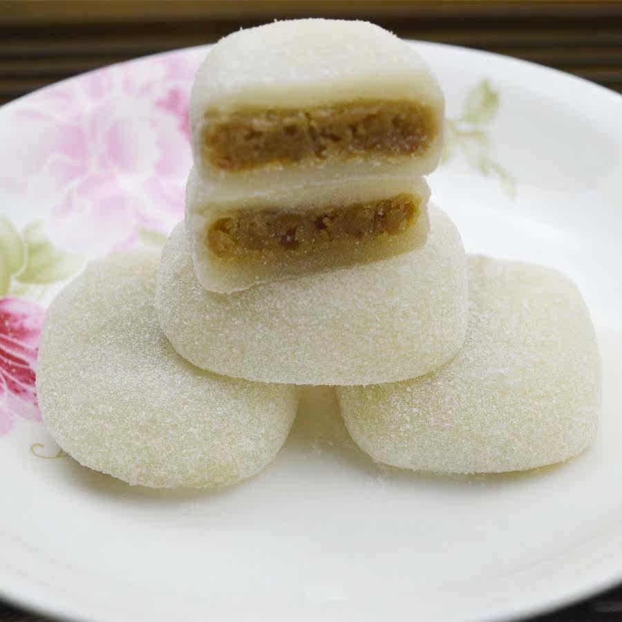 购6包包邮 上海特产杏花楼板栗糯米团子 手工麻薯糕点心干吃汤团