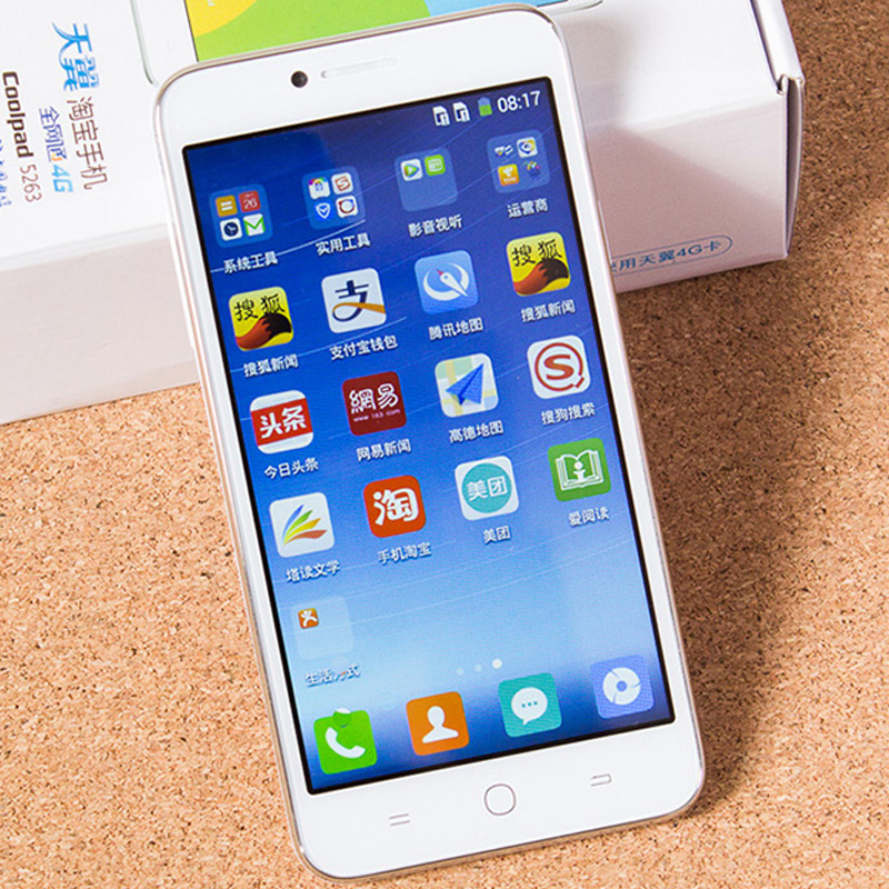 coolpad/酷派 5263 5263s电信4g手机 四核5英寸大屏安卓智能手机