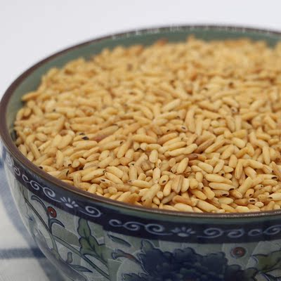 2斤装湖北钟祥米茶新米炒制荆门特产曲米茶 玄米茶代餐粥钟祥米茶