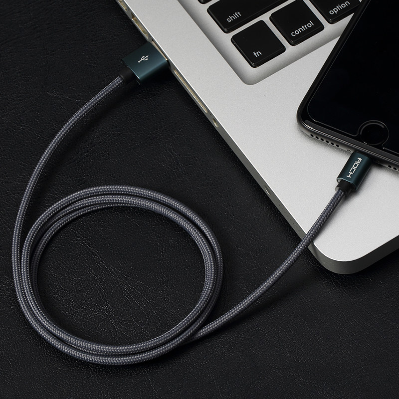 rock iphone6数据线6s苹果5加长5se手机7plus充电线器五六短ipad4