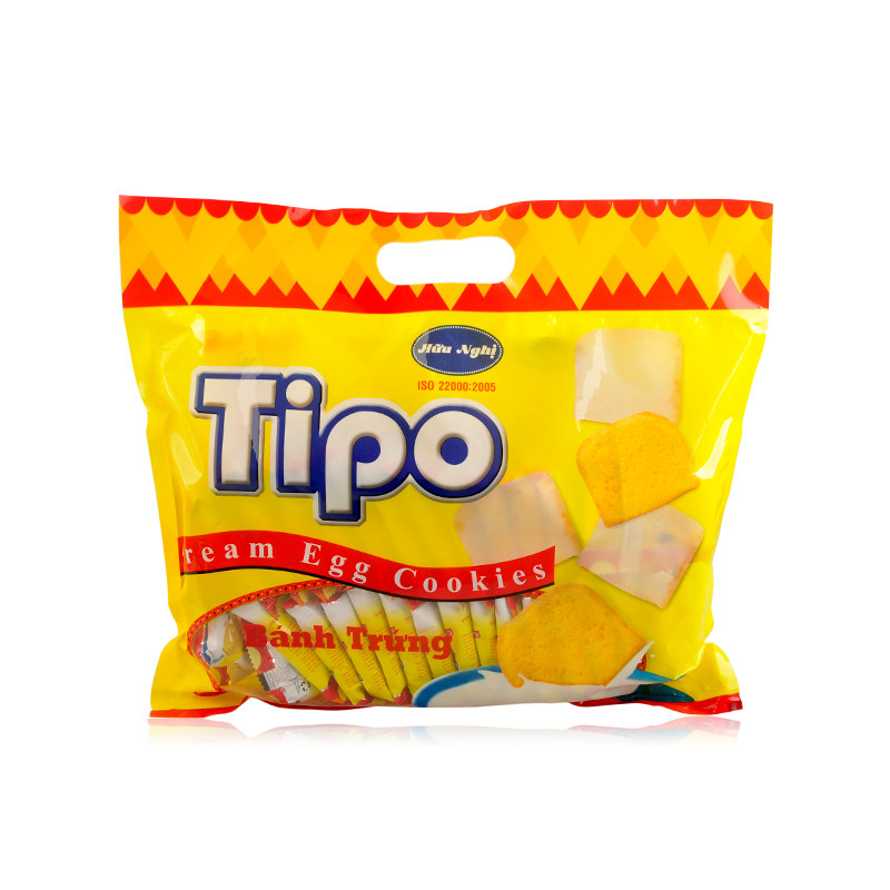 包邮越南进口零食品tipo面包干牛奶味鸡蛋饼干办公室饼干300g*3袋