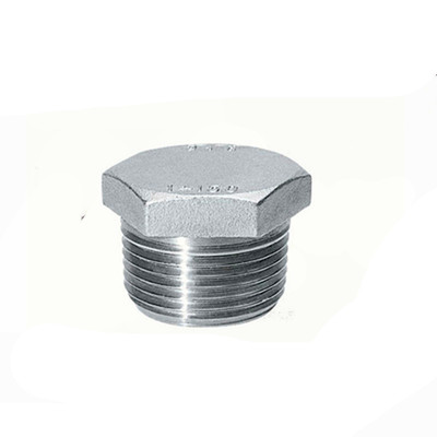 304不锈钢外六角堵头 外螺纹六角堵头 外丝六角丝堵4分 6分 1寸