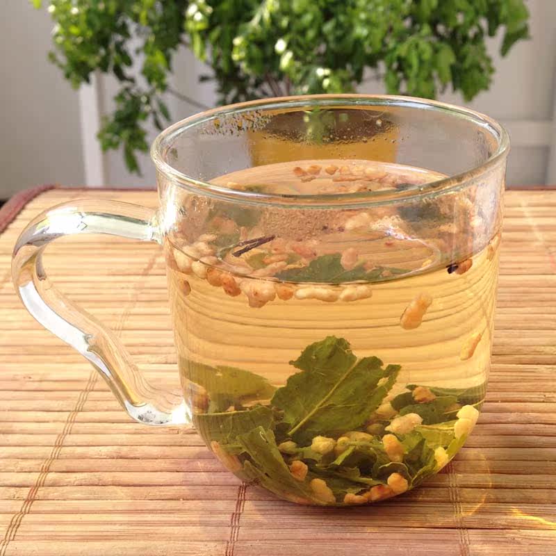 玄米茶 玄米绿茶 出口韩国日本原装 米茶 蒸青绿茶 60克