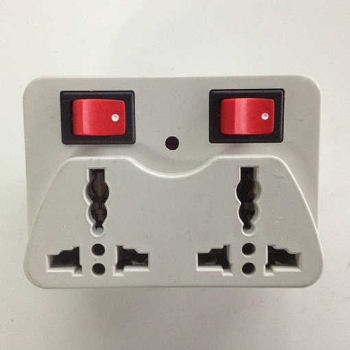 sd/神岛电器 多功能带独立开关控制一转二多孔电源转换插座sd-212