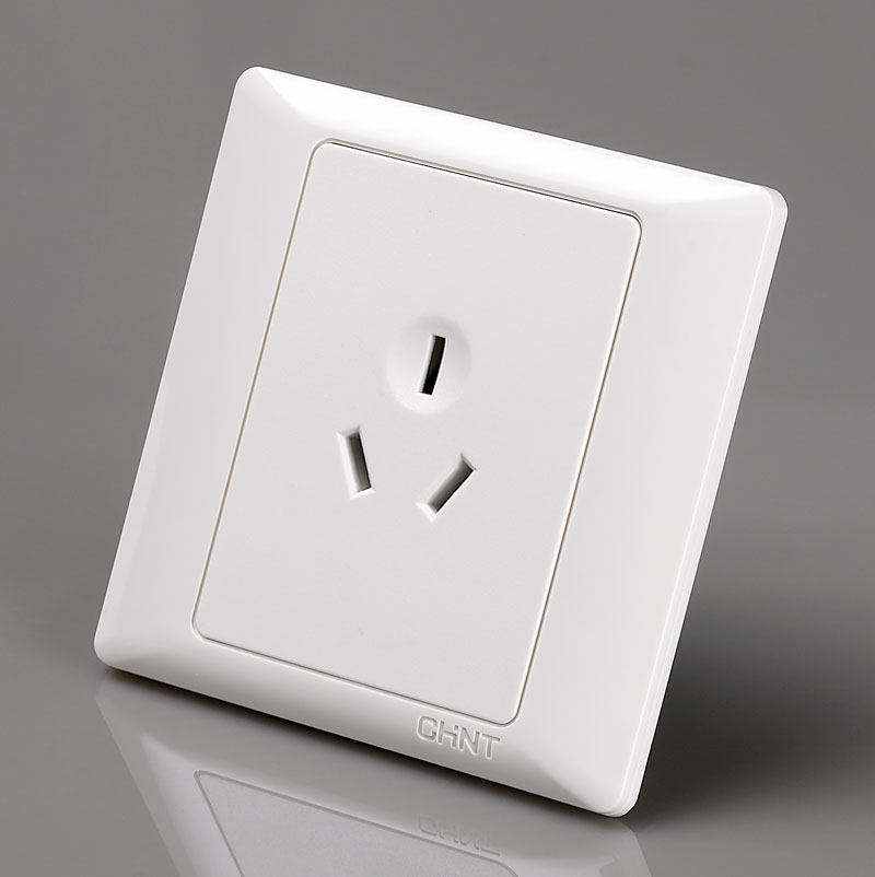 正泰电工 墙壁开关 三孔插座 空调插座面板 16a电源电器插座